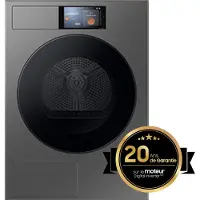 Samsung Series 9 DV90F09F4S, Freistehend, Frontlader, Wärmepumpe, Dunkles Grau, Berührung, Dark Steel