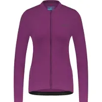 Shimano Woman's KAEDE Thermal Long Sleeve Jersey, Purple