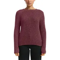 QS Strickpullover mit Strickmuster und Rundhalsausschnitt