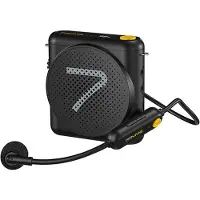 7Ryms Präsentationslautsprecher mit kabellosem Headset, schwarz