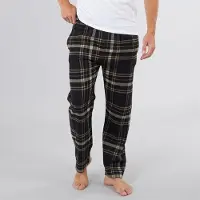 Bench Herren Kaplan Flanell Karierte Lounge Hose Schwarz / Taupe / Stein / Steingrau Kariert