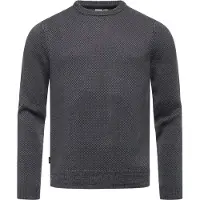 Ragwear Strickpullover "Larrs" stylischer Herren Sweatpullover mit Rippbündchen