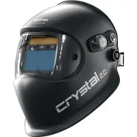OPTREL Schweißerschutzhelm crystal2.0 schwarz 50x100mm EN166,EN175,EN379 Krt.