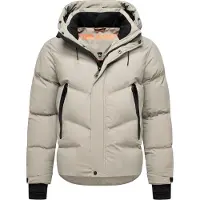 STONE HARBOUR Herren Winterjacke Livianoo mit abnehmbarer Kapuze & Fleece-Taschen