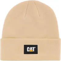 CAT Strickmütze Label Cuff cream GLO760407581