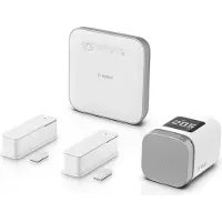Bosch Smart Home Starter-Paket Raumklima II, effiziente Raumklimasteuerung und energieeffizientes Heizen, kompatibel mit Apple Homekit, Amazon Alexa und Google Assistant