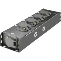 Adam hall Proport-Steckdosenleiste mit 5 Powercon True 1-Steckdosen