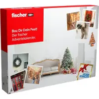 Fischer Kalender de Advent - 24 praktische Lösungen de Befestigung für kreative Heimwerker, Bastler und Handwerker, mischen de Dübel, Schrauben, Bits, Bohrer und mehr.