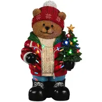 Konstsmide 4170-000 Weihnachtsdeko, sonstige Teddybär Mehrfarbig LED Mehrfarbig, Bunt Timer