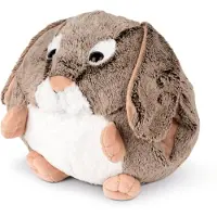 Cozy Noxxiez Bunny, Mehrfarbig, Rund, Plüsch, Dekoratives Kissen