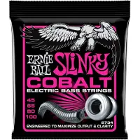 Ernie Ball Super Slinky 2734 Kobalt-Bassgitarrensaiten 45-100