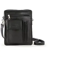 Harold's Leder Umhängetasche Country Shoulderbag Black schwarz