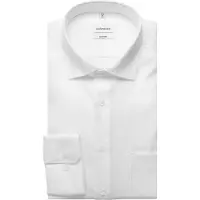 Seidensticker Businesshemd "Schwarze Rose", Herren, Gr. XXL (46), normale Ärmellängen, weiß, 100% Baumwolle, unifarben, comfort fit, 2-Knopf-Manschette, Hemden Businesshemd, Comfort 1/1 Kentkragen Uni