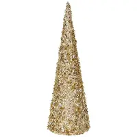 Goodwill Weihnachtsbaum Glitter Gold-Creme H 62 cm