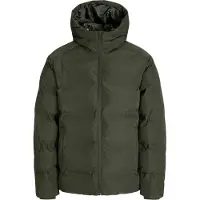 Jack & Jones 12278749_1647_L, Puffer, Uni, Erwachsener, Reißverschluss, Polyester, Grün