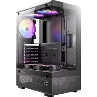 Antec VCX300 ARGB, Midi Tower, PC, Schwarz, ATX, ITX, micro ATX, Kunststoff, Stahl, 16,5 cm