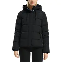 s.Oliver Warme Outdoor-Steppjacke mit Kapuze und verlängertem Rückenteil