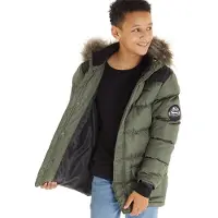 Bench Jungen - Axels Wattierter Parka - Khaki