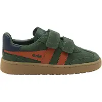 Gola Viper Strap Sneaker Kids evergreen/moody orange/navy/gum (NU) 26