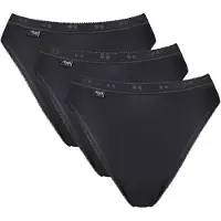 Sloggi Tai-Slip "Basic+" 3er Pack, elastischer Bund, weiche Nähte, Baumwollmischung, atmungsaktiv