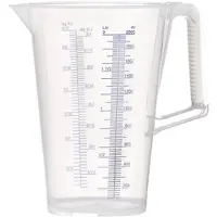 Pressol Messbecher 2l blau bedruckte Skala PP - 7083