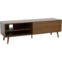 Oviala Rechteckiger TV-Schrank mit 1 Tür L160 cm braun - Jena