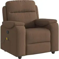 Syfax Massagesessel Braun Stoff