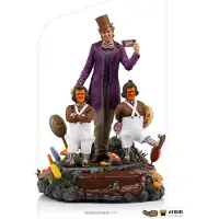 Iron Studios Charlie und die Schokoladenfabrik 1971 Willy Wonka Deluxe Art Scale Statue 25 cm IS13491
