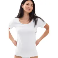 Mey Shirt kurzarm Serie Cotton Pure Weiss | Größe 36