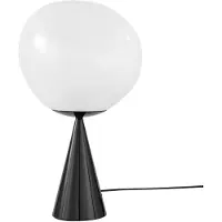 Tom Dixon Melt Cone Fat Table LED-Tischleuchte-Opal/Schwarz-mit LED (3000K)