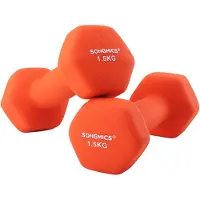 Songmics Hanteln 2 x 1,5 kg Orange SYL63OG