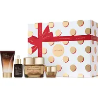 Estée Lauder The Lift &amp; Firm Routine Skincare Set: Feuchtigkeitscreme 50 ml + Reinigungsgel 30 ml + Nachtserum 15 ml + Augencreme 5 ml
