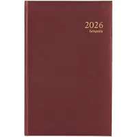 Brepols Agenda Saturn 1 Tag 2026 Lima Rot