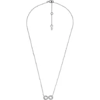 Fossil Halskette - Infinity Sterling Silver Pendant Necklace - Gr. unisize - in Silber - für Damen