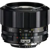 Voigtländer Nokton 55mm F/1.2 SLII-S Nikon Ai-S (CPU) schwarzes Objektiv
