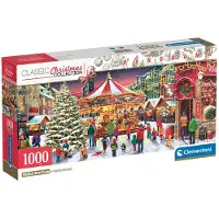 Clementoni CLE Puzzle 1000 Panorama ChristmasCollection 39928