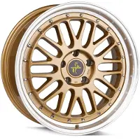 KESKIN 18 Zoll KESKIN KT22 5x112 ET45 Alufelgen GOLD LIP POLISH