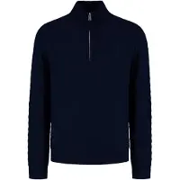 Shiwi Pike Relaxed Fit Zigzag Pullover Blue Dark Navy Größe: XL | Pullover Outlet | Herren | Blau