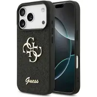 GUESS Apple iPhone 17 Pro Max Hülle - Kunststoff - - Backcover/Hard Case - Schwarz