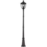 Elstead Lighting Elstead English Bridle Außen-Stehleuchte E14 3-fach 243cm Schwarz IP44