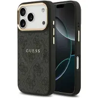 GUESS Apple iPhone 17 Pro Max Hülle - Kunststoff - - Backcover/Hard Case - Schwarz