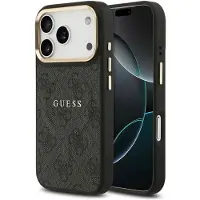 GUESS Apple iPhone 17 Pro Hülle - Kunststoff - - Backcover/Hard Case - Schwarz