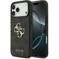 GUESS Apple iPhone 17 Pro Hülle - Kunststoff - - Backcover/Hard Case - Schwarz