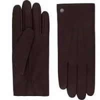 Roeckl Handschuhe - Handschuhe Coburg Touch - Gr. 9,5 - in Braun - für Damen