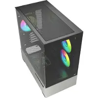 Sharkoon Gehäuse MK7 ARGB mATX 2xGlas schwarz - Gehäuse