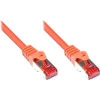 GOOD CONNECTIONS RNS Patchkabel mit Rastnasenschutz, Cat. 6, S/FTP, PiMF, PVC, 250MHz, orange, 30m, (8060-300O)