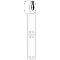 Brady M6-15x75-7643-WT, Trägerlose Kabelanhänger, Weiss, matt, 15.00 x 75.00 mm, nicht klebend (50