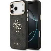 GUESS Apple iPhone 17 Pro Hülle - Kunststoff - - Backcover/Hard Case - Schwarz