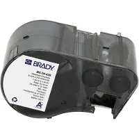 Brady M5-29-428, metallisierter Polyester, Schwarz auf Silber, 38.10 x 12.70 mm, permanent (360 E.