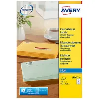 Avery Etiquette d'adresse jet d'encre, 99,1 x 38,1 mm